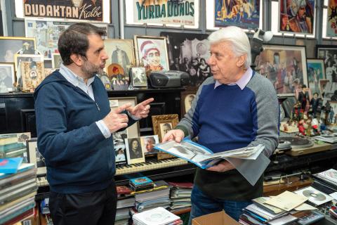 Osmantan Erkır, Necip Sarıcı ile sohbette