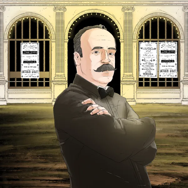 SELÇUK ÖREN'İN ÇİZİMİYLE REŞAT RIDVAN