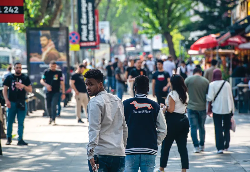 İstanbul'da mülteciler