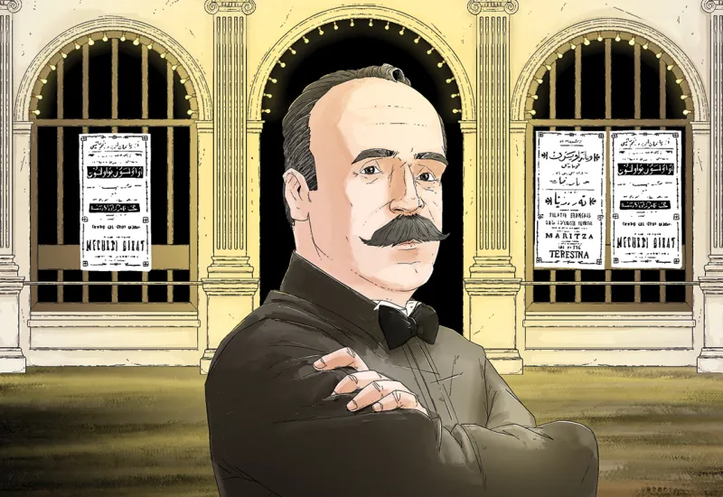 SELÇUK ÖREN'İN ÇİZİMİYLE REŞAT RIDVAN