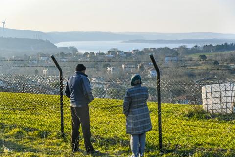 Durusu'dan Terkos Gölü'nün görünümü Durusu'dan Terkos Gölü'nün görünümü