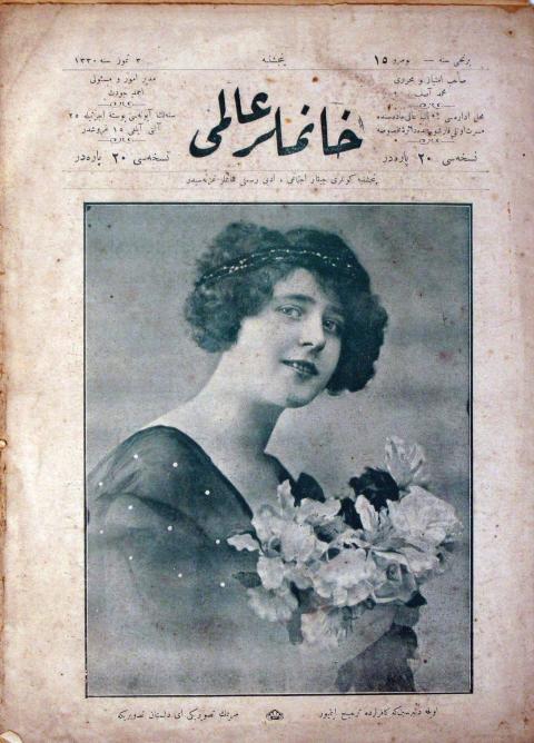 1929 yılında yayımlanmaya başlayan Hanımlar Âlemi dergisinin kapağı