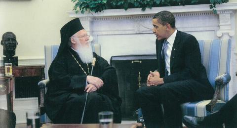 Patrik Bartholomeos, ABD'nin 44. başkanı Barack Obama ile Barack Obama