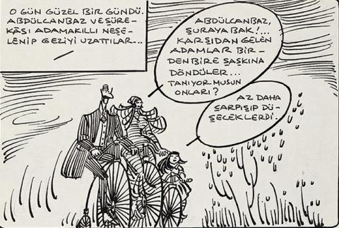 Abdülcanbaz ve velosipeti bugün de özgürlüğü, eşitliği, kardeşliği, dayanışmayı temsil etmeye devam ediyor Abdülcanbaz ve velosipeti bugün de özgürlüğü, eşitliği, kardeşliği, dayanışmayı temsil etmeye devam ediyor