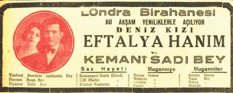 DENİZ KIZI EFTALYA’YA AİT GAZETE İLANLARINDAN BİRİ DENİZ KIZI EFTALYA’YA AİT GAZETE İLANLARINDAN BİRİ