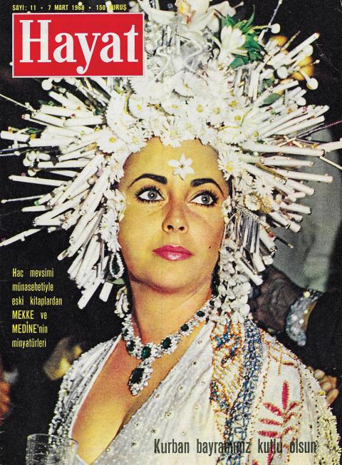 ELIZABETH TAYLOR, HAYAT’IN 7 MART 1968 TARİHLİ SAYISINA KAPAĞINDA